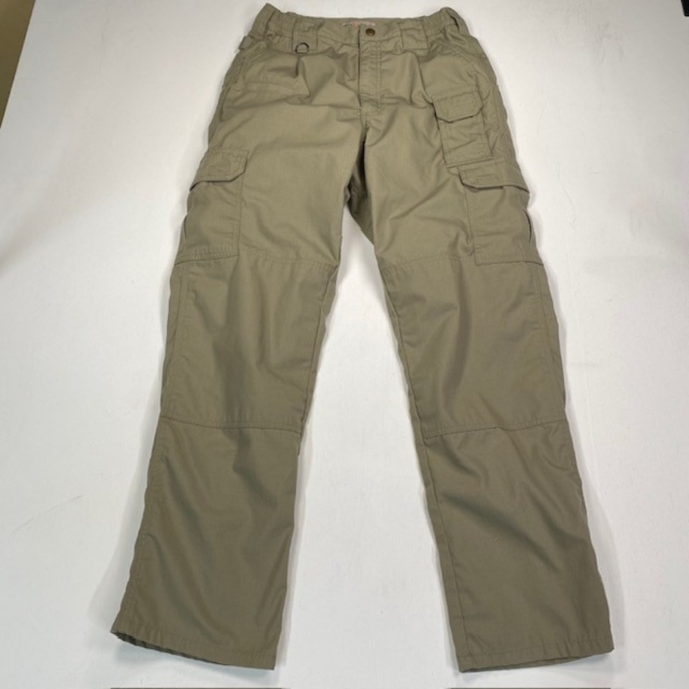 5.11 Tactical Mens Ripstop Cargo Pants Khaki Tan 30x32 Reinforced Work Hiking